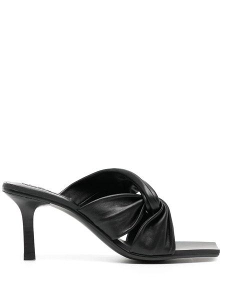  Senso Mila 80mm Leather Mules - Black 