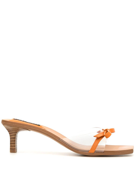  Senso Nori 50mm Bow-strap Sandals - Orange 