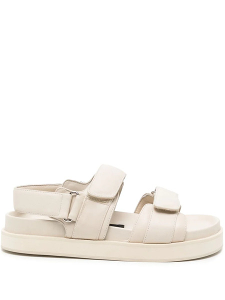  Senso Zina I Touch-strap Leather Sandals - Neutrals 