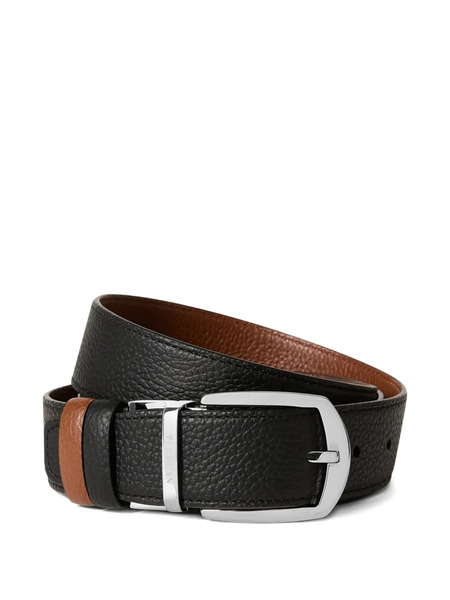  Serapian Leather Belt - Black 