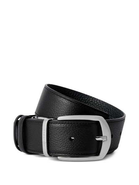  Serapian Leather Belt - Black 