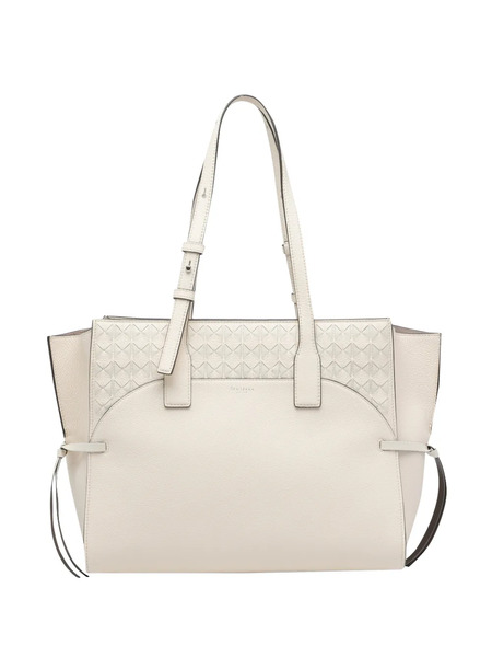  Serapian Maxi Maro Detachable Zipped Pouch Tote Bag - Neutrals 