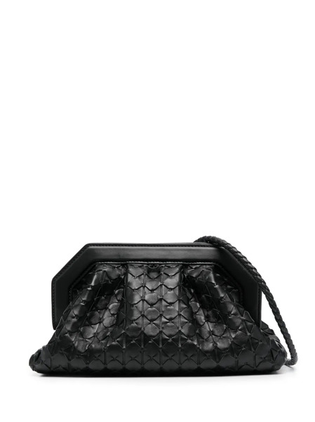  Serapian Mini Secret Mosaico Clutch Bag - Black 