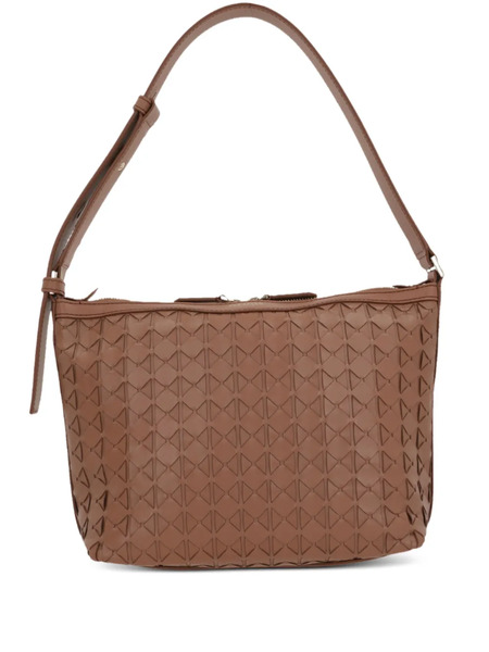  Serapian Small Ani Shoulder Bag - Brown 