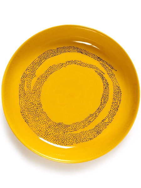 Serax Feast Swirl-dots High Plate (22cm) - Yellow 