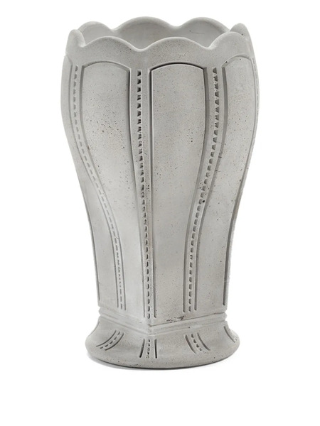  Serax Josephine Scalloped-detail Vase - Grey 