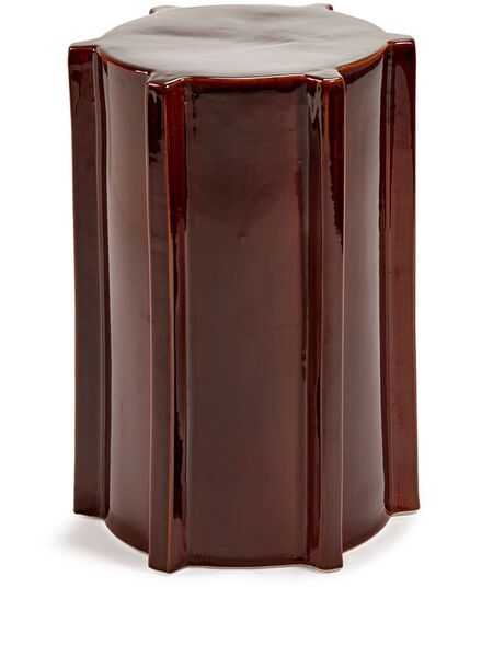  Serax Pawn Glazed Stoneware Side Table - Brown 