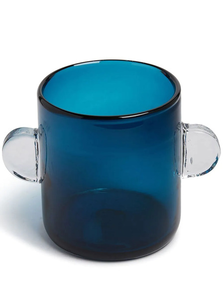  Serax Wind And Fire Glass Vase - Blue 