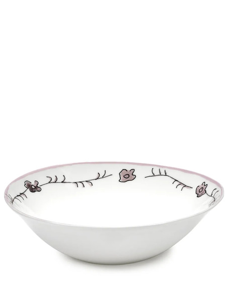  Serax X Marni Midnight Flowers Bowls (set Of Two) - White 