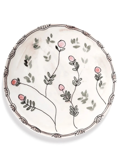  Serax X Marni Midnight Flowers Serving Plates (set Of Two) - Neutrals 