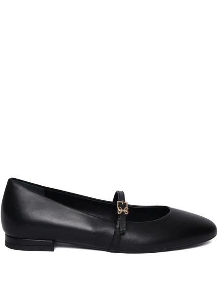  Sergio Levantesi Ambra56 Strap Ballet Flats - Black 