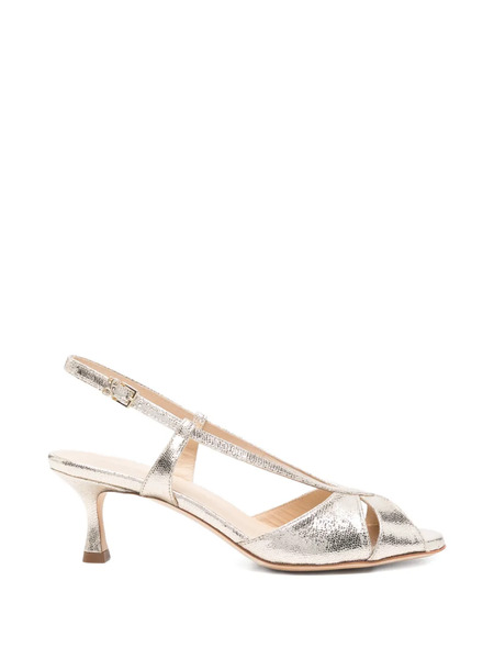  Sergio Levantesi Criss-cross-strap Sandals - Gold 
