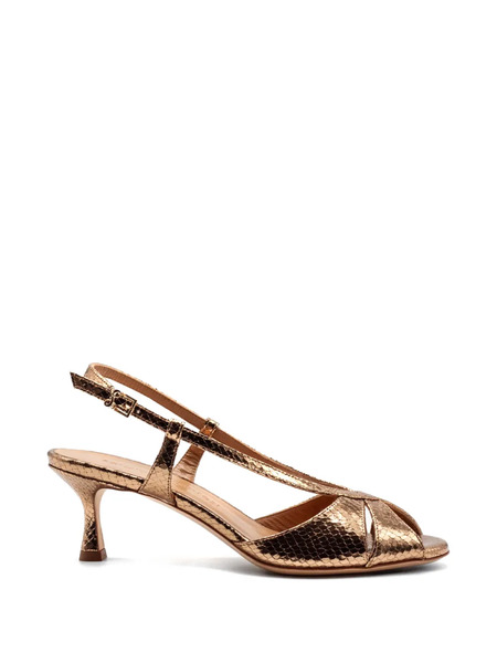  Sergio Levantesi Cut-out Sandals - Gold 
