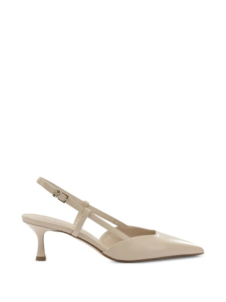  Sergio Levantesi Elsa Pointed Strap Pumps - Neutrals 