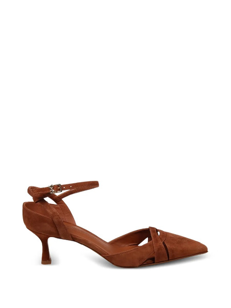  Sergio Levantesi Ester Leather Pumps - Brown 