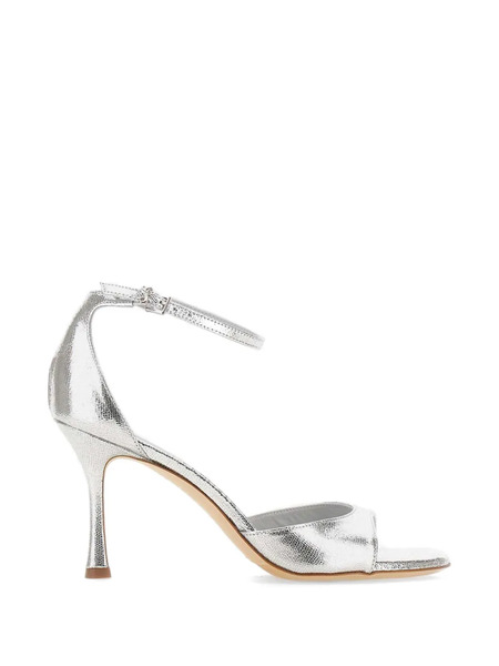  Sergio Levantesi Hope6 Ankle Strap Sandals - Silver 