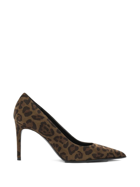  Sergio Levantesi Leopard-pattern Pumps - Brown 
