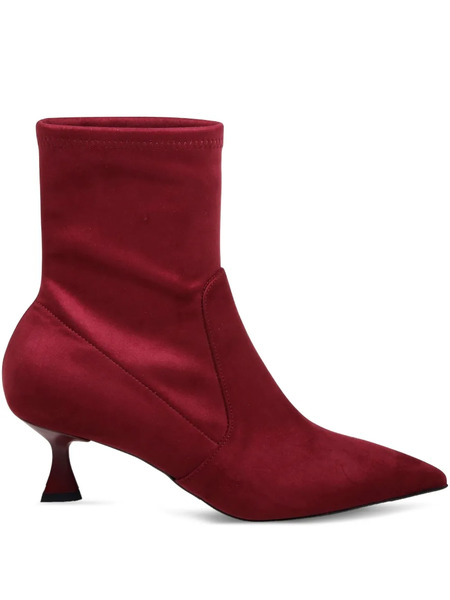  Sergio Levantesi 50mm Celin Ankle Boots - Red 