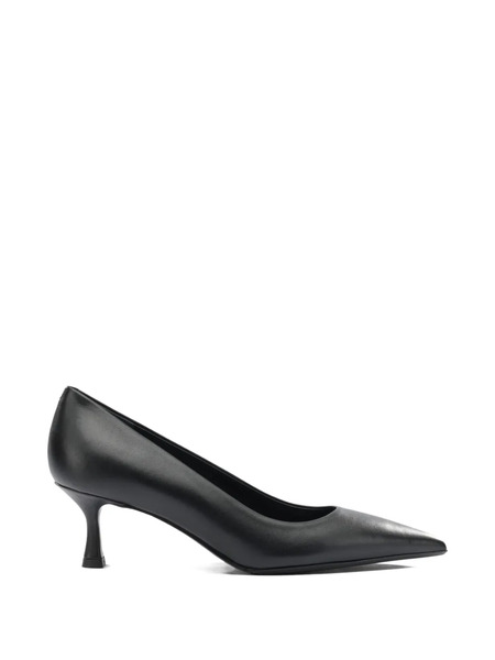  Sergio Levantesi Pointed Leather Pumps - Black 