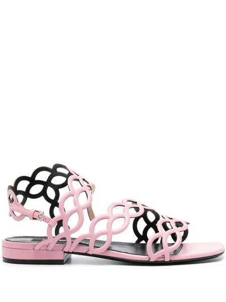  Sergio Rossi Cut-out-detail Sandals - Pink 