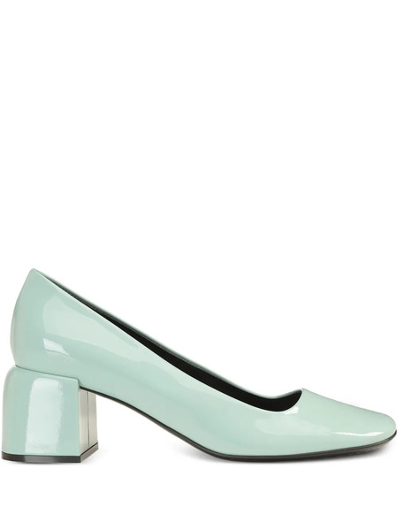  Sergio Rossi 55mm Block Heel Pumps - Blue 