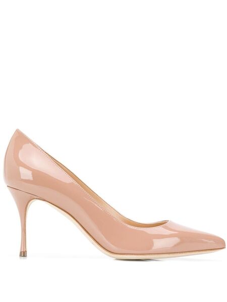  Sergio Rossi 75mm Godiva Pumps - Neutrals 