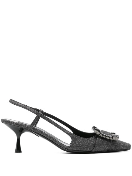  Sergio Rossi 60mm Sr Twenty Slingback Pumps - Black 