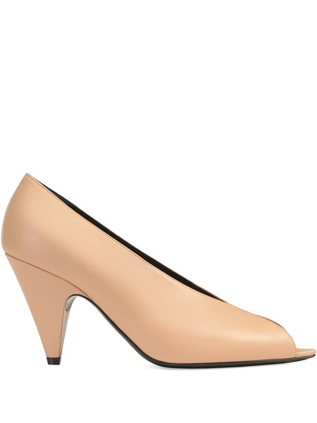  Sergio Rossi Open-toe Pumps - Neutrals 