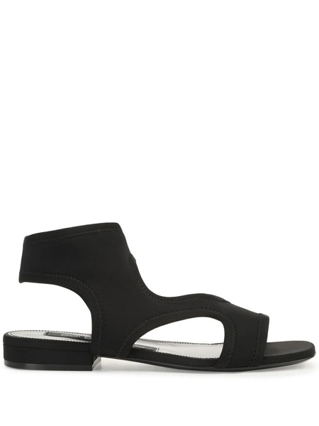  Sergio Rossi Sr Jane Ankle Sandals - Black 