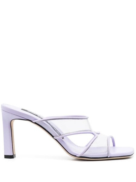  Sergio Rossi Sr Lunettes Sandals - Purple 