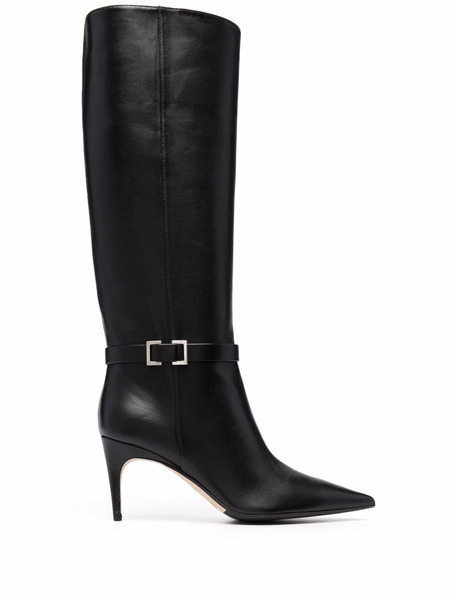  Sergio Rossi Sr Mini Prince 80mm Knee-length Boots - Black 
