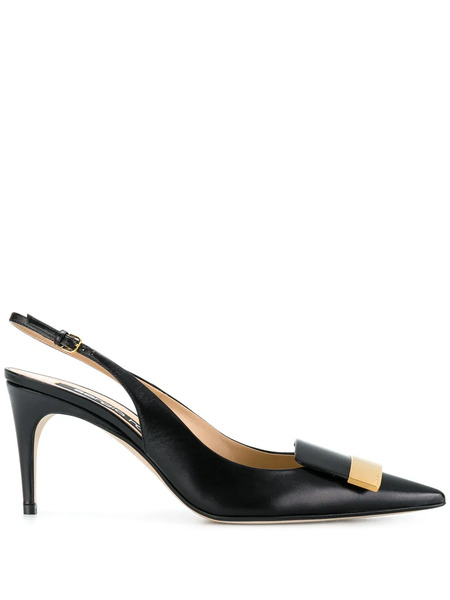  Sergio Rossi Sr1 75mm Pointed Pumps - Black 