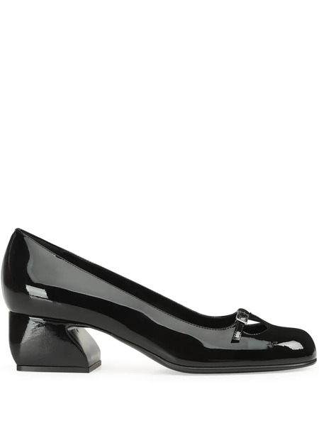  Sergio Rossi Sr Rossi 45mm Leather Pumps - Black 