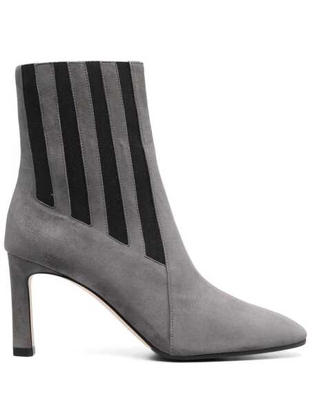  Sergio Rossi Two-tone Suede Ankle Boots - Grey 
