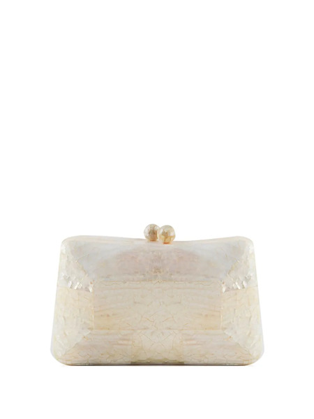  Serpui Charlotte Kabibe Clutch - White 