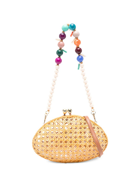  Serpui Elise Om Clutch Bag - Neutrals 