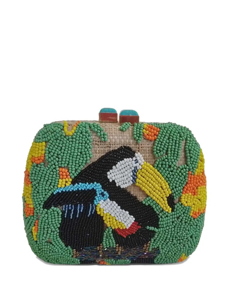  Serpui Lolita Tucans Clutch - Neutrals 