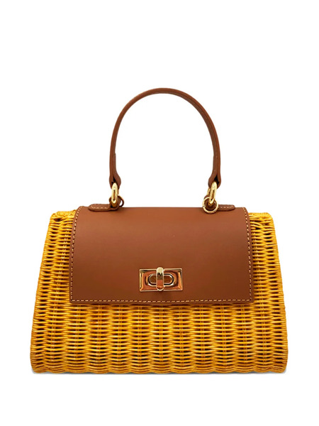  Serpui Yasmin Top-handle Tote Bag - Yellow 