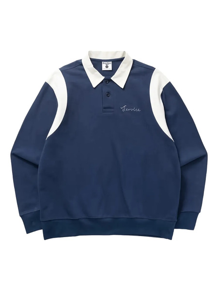  Service Works Long-sleeve Polo Shirt - Blue 
