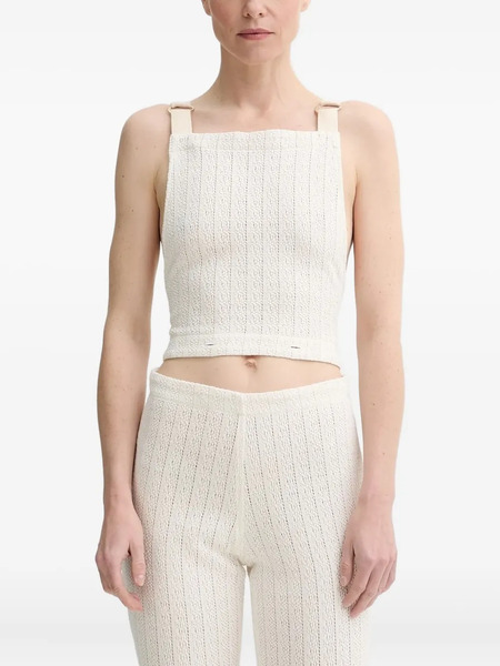  Sessùn Cable-knit Strap Jumpsuit - Neutrals 