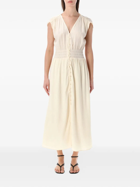  Sessùn Galiane Smocked Dress - Neutrals 