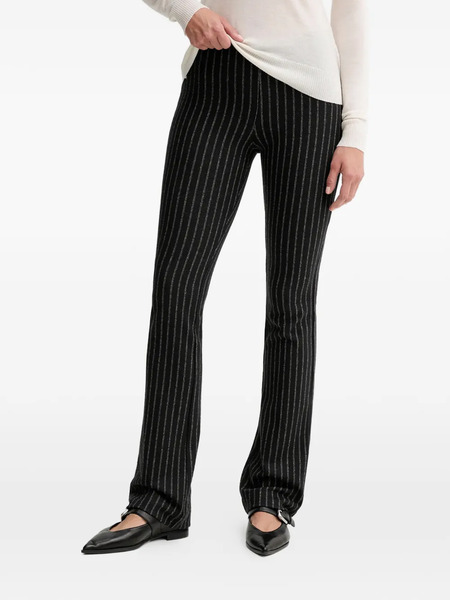  Sessùn Hediwalk Stripe-pattern Trousers - Black 