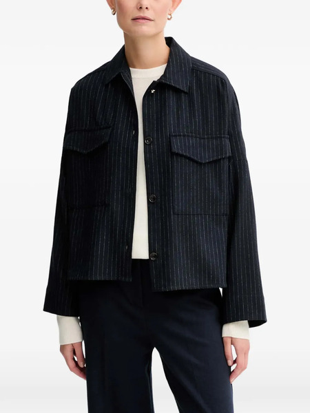  Sessùn Pinestripe Shirt - Black 