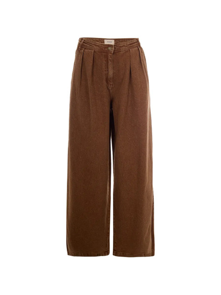  Sessùn Pleated Baggy Trousers - Brown 