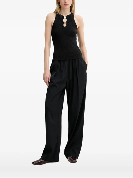  Sessùn Ribbed Top - Black 