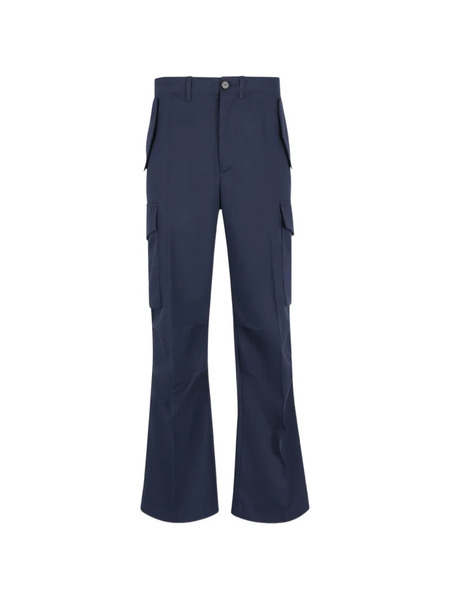  Setchu Belt-loops Cargo Trousers - Blue 