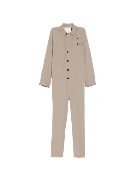  Setchu Button Belted Jumpsuit - Neutrals 