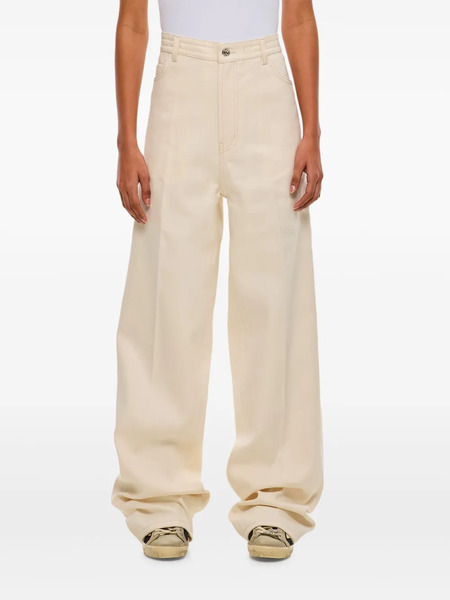  Setchu Wide-leg Jeans - Neutrals 