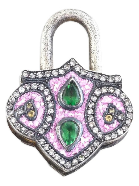  Sevan Bıçakçı Sterling Silver Diamond Padlock Pendant - Gold 
