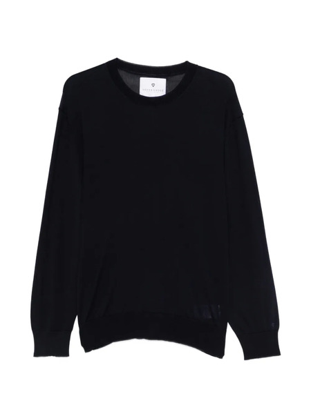  Seven Gauge Crew-neck Sweater - Blue 